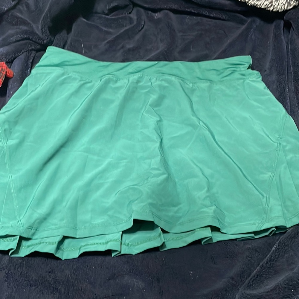 Green Tennis Skirt